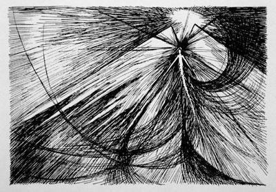Abstract Angel Card