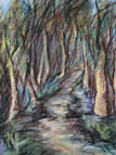 This Way. 12 x 9, Pastel