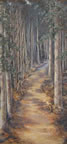 He Walks, 46 x 22, Oil